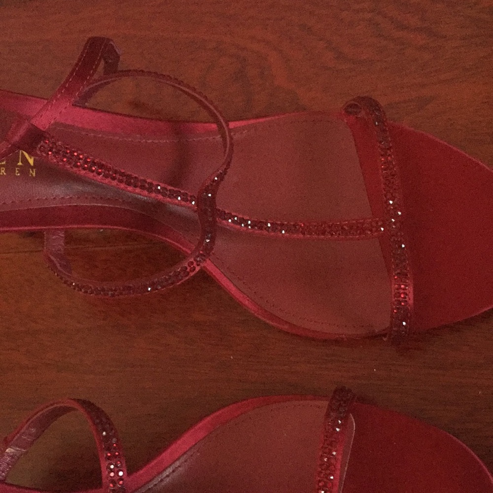🔥Sexy Red Ralph Lauren Heels - Picture 3 of 3